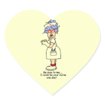 Funny Nurse Be Nice to Me T-shirts and Gifts