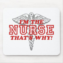 Funny Nurse Mouse Mats