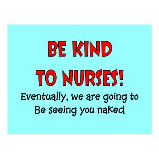 Funny Nurse Sayings Gifts Post Cards