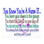 Funny Nurse Sayings Postcard