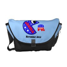 Funny Obama 2012 Courier Bag