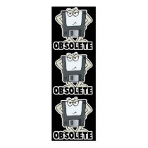 funny obsolete floppy disc bookmark business card templates