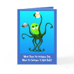 Funny Octopus Birthday Cards