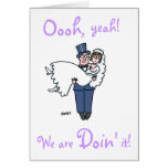 Funny Offbeat Humourous Wedding "Save The Date" Greeting Cards