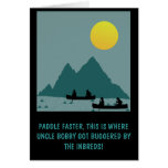 Funny,offensive Deliverance theme Birthday Greeting Card