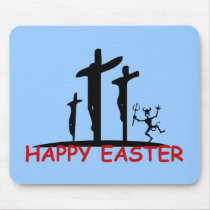 Funny offensive Satan Mousepad