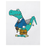 funny old dinosaur cartoon character flyers