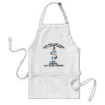 Funny Old Grandpa Gift Apron