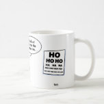 Funny Optometrist Cartoon Santa's Coffee Mug