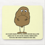 Funny organic farming mousepads