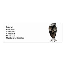 Funny Owl Business Card Templates