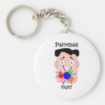 Funny paintball key chains