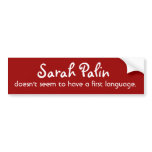 Funny Palin bumper stickers
