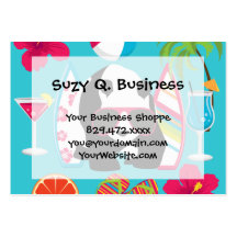 Funny Panda Bear Beach Bum Cool Sunglasses Surfing Business Card Templates