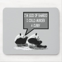 Funny Panda Mousemat