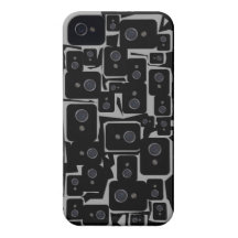 Funny Paparazzi iPhone 4 Case Barely There. Black