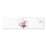 Funny Party Animal Cartoon Man Bumper Stickers