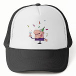 Funny Party Animal Cartoon Man hats