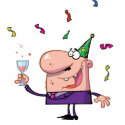 Funny Party Animal Cartoon Man photo sculptures
