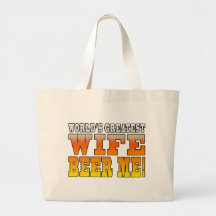 Funny Party Gifts for Wives : Worlds Greatest Wife Canvas Bag