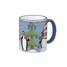 Funny Penguins - Christmas Design Mugs