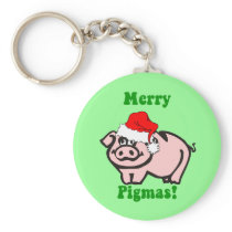 Funny pig Christmas
