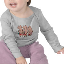 funny pig out party piggy cartoon tshirts