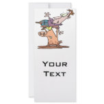funny pig wrestler cartoon rack cards