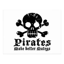 Funny Pirate Postcards