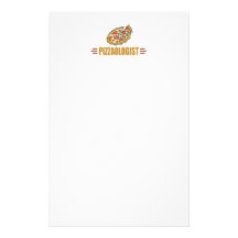 Funny Pizza Customized Stationery