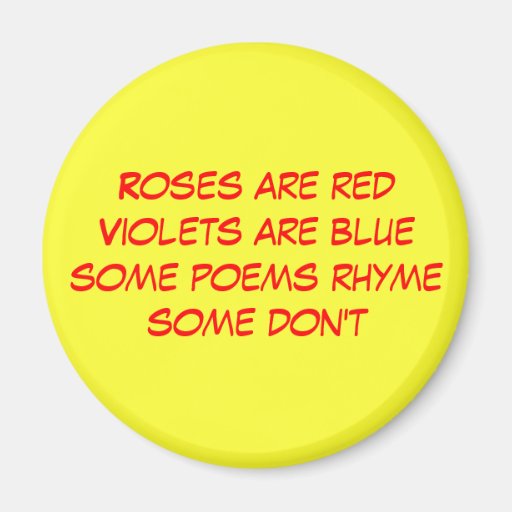 funny poem magnets