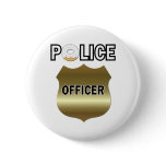 Funny Police Officer Gifts buttons