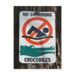 Funny Pool or Swimming Hole Sign Postcards