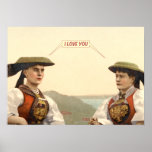 Funny Poster - Lesbian Couple posters