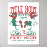 Funny Poster Mexican Cock Fight posters