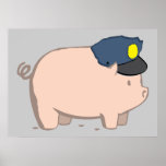 Funny Poster Pig posters