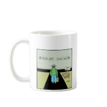Funny Procrastination Cartoon Mug
