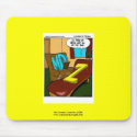 Funny Psychiatry Cartoon On Quality Poster mousepads