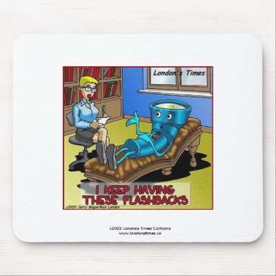 Funny Psychiatry Mouse Pad by beardiethor123