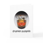 Funny pumpkin halloween cards