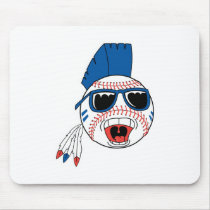 Funny Punk Baseball Mousemat