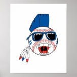 Funny Punk Baseball posters