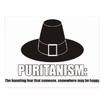 Funny - Puritanism Description Postcards