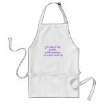Funny Purple St. Patrick's Day t shirt Aprons