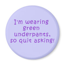 Funny Purple St. Patrick's Day t shirt Magnets