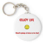 Funny quotes Enjoy life keychains