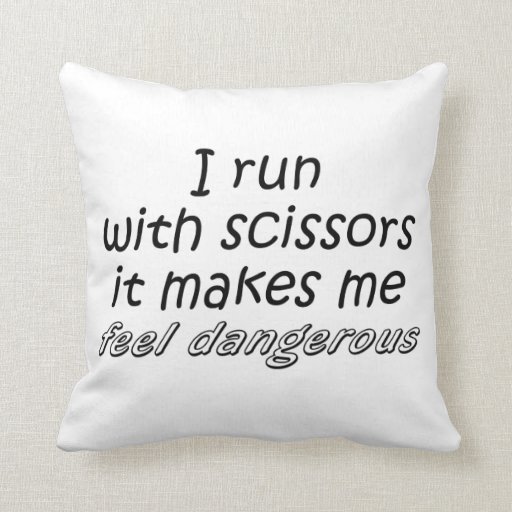 Funny quotes gifts unique humour joke throw pillow