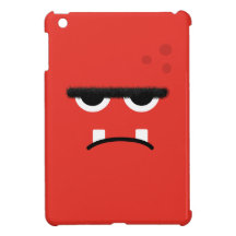 Funny Red Monster Face iPad Mini Case
