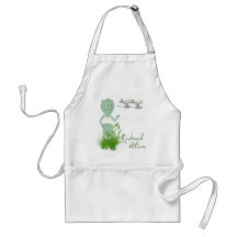 Funny Redneck Aliens Apron
