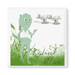Funny Redneck Aliens Magnet